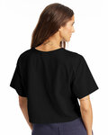 Champion T453W Ladies' Cropped Heritage T-Shirt Back Thumbnail