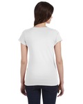 gildan g64vl softstyle ® women's fit v-neck t-shirt Back Thumbnail
