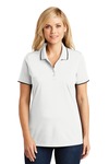 port authority lk111 ladies dry zone ® uv micro-mesh tipped polo Front Thumbnail