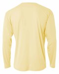 a4 n3165 men's cooling performance long sleeve t-shirt Back Thumbnail