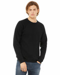 bella + canvas 3901 unisex sponge fleece raglan sweatshirt Front Thumbnail