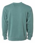 Independent Trading Co. PRM3500 Midweight Pigment-Dyed Crewneck Sweatshirt Back Thumbnail