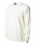independent trading co. ss1000c icon unisex lightweight loopback terry crewneck sweatshirt Side Thumbnail