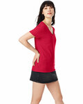 Hanes S04V Ladies' Perfect-T V-Neck T-Shirt Side Thumbnail