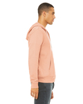 Bella + Canvas 3739 Unisex Sponge Fleece Full-Zip Hooded Sweatshirt Side Thumbnail