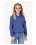 bella + canvas 3719y youth sponge fleece pullover hooded sweatshirt Front Thumbnail