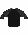 LAT 6930 Unisex Baseball Tee Back Thumbnail