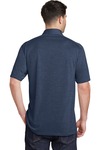 port authority k574 digi heather performance polo Back Thumbnail