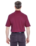 ultraclub 8534 adult classic piqué polo with pocket Back Thumbnail