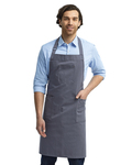 Artisan Collection by Reprime RP132 Unisex Cotton Chino Bib Apron Front Thumbnail