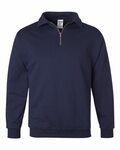 Jerzees 4528 Super Sweats NuBlend® Quarter-Zip Cadet Collar Sweatshirt Front Thumbnail