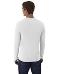 hanes 484l unisex cool-dri cotton touch long-sleeve t-shirt Back Thumbnail