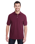 Jerzees 443MR Adult 6.5 oz. Premium 100% Ringspun Cotton Piqué Polo Front Thumbnail