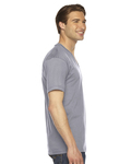 American Apparel 2456 Unisex USA Made Fine Jersey Short-Sleeve V-Neck T-Shirt Side Thumbnail