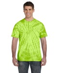 Tie-Dye CD101 Adult 5.4 oz. 100% Cotton Spider T-Shirt Back Thumbnail