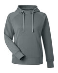 j america 8753ja ladies' apex fleece hooded sweatshirt Front Thumbnail