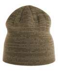 Atlantis Headwear SHIB Shine Sustainable Reflective Beanie Front Thumbnail