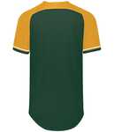 russell athletic r01x3m classic v-neck jersey Back Thumbnail