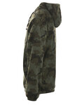 Burnside B3600 Mens' Polar Fleece Quarter-Zip Pullover Side Thumbnail