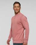 LAT 6935 Unisex Vintage Wash Crew Side Thumbnail