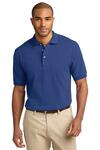 Port Authority TLK420 Tall Heavyweight Cotton Pique Polo Front Thumbnail