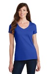 Port & Company LPC450V Ladies Fan Favorite V-Neck Tee Front Thumbnail