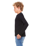Bella + Canvas 3501Y Youth Jersey Long-Sleeve T-Shirt Side Thumbnail
