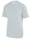 augusta sportswear 2901 youth shadow tonal heather short-sleeve training t-shirt Front Thumbnail