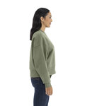 next level 9087 ladies' heavyweight sweatshirt Side Thumbnail