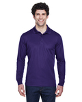 CORE365 88192 Men's Pinnacle Performance Long-Sleeve Piqué Polo Back Thumbnail
