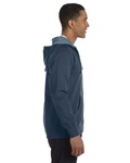 econscious EC5680 Men's Organic/Recycled Heathered Full-Zip Hooded Sweatshirt Side Thumbnail