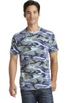 port & company pc54c core cotton camo tee Front Thumbnail