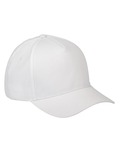 big accessories bx034 5-panel brushed twill cap Front Thumbnail