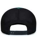 Pacific Headwear P151S Contrast Stitch Trucker PacFlex Snapback Cap Back Thumbnail