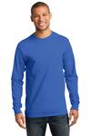 port & company pc61ls long sleeve essential tee Front Thumbnail