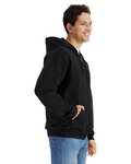 gildan sf600 unisex softstyle fleece hooded sweatshirt Side Thumbnail