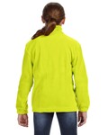 Harriton M990Y Youth 8 oz. Full-Zip Fleece Back Thumbnail