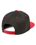 Flexfit 110FT Adult Wool Blend Snapback Two-Tone Cap Back Thumbnail