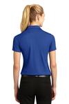 sport-tek l469 ladies dri-mesh ® v-neck polo Back Thumbnail