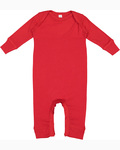 Rabbit Skins 4412 Infant Baby Rib Coverall Back Thumbnail