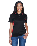 ultraclub 8406l ladies' cool & dry sport two-tone polo Front Thumbnail