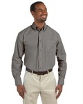 Harriton M510 Men's 3.1 oz. Essential Poplin Front Thumbnail