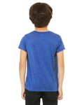 Bella + Canvas 3413Y Youth Triblend Short-Sleeve T-Shirt Back Thumbnail