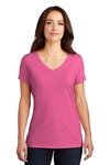 District DM1350L Women's Perfect Tri ® V-Neck Tee Front Thumbnail