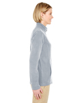 ultraclub 8181 ladies' cool & dry full-zip microfleece Side Thumbnail