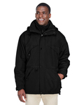 north end 88007 adult 3-in-1 parka with dobby trim Back Thumbnail