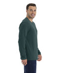 Next Level N3601 Men's Cotton Long-Sleeve Crew Side Thumbnail