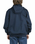 berne frsz19 men's flame resistant full-zip hooded sweatshirt Back Thumbnail
