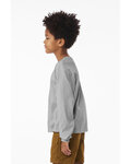 Bella + Canvas 3511Y Youth 6 oz Heavyweight Long Sleeve T-Shirt Side Thumbnail