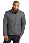 port authority j852 puffer jacket Front Thumbnail